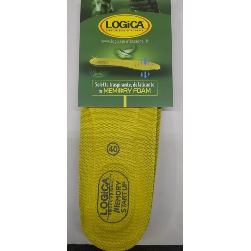 Soletta in memory foam traspirante defaticante